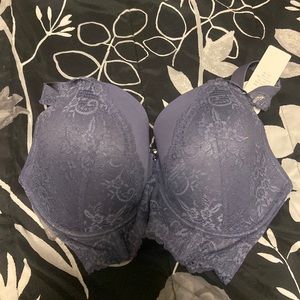 34G French blue push up bra